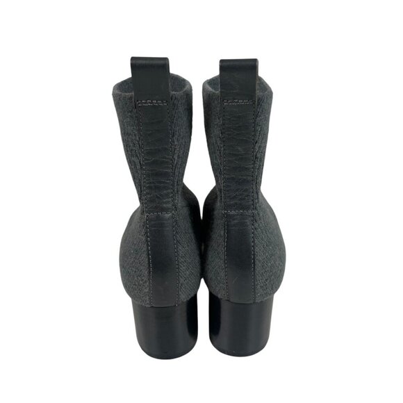 Everlane The Glove Boot Womens Size 7.5 ReKnit Wool Ribbed Sock Boot Gray - Picture 4 of 10